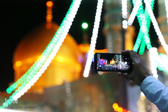 شب میلاد امام رضا(ع) در بارگاه کریمه اهل بیت(س)