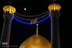 شب میلاد امام رضا(ع) در بارگاه کریمه اهل بیت(س)