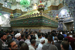 شب میلاد امام رضا(ع) در بارگاه کریمه اهل بیت(س)