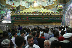 شب میلاد امام رضا(ع) در بارگاه کریمه اهل بیت(س)