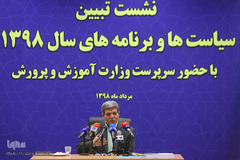 سید جواد حسینی، سرپرست آموزش و پرورش در نشست تبیین سیاست‌ها و برنامه‌های آموزش‌و‌پرورش