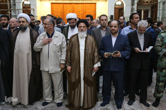 تجدید میثاق کارکنان شورای هماهنگی تبلیغات اسلامی با آرمان‌های امام خمینی(ره)