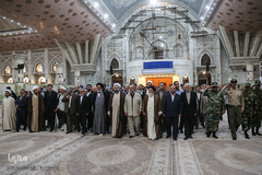 تجدید میثاق کارکنان شورای هماهنگی تبلیغات اسلامی با آرمان‌های امام خمینی(ره)