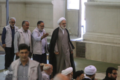 حضور حجت الاسلام والمسلمین غلامحسین محسنی اژه‌ای در نمازجمعه تهران/ 11 مرداد ۹۸