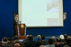 سیدحمیدرضا طیبی، رئیس جهاددانشگاهی در مراسم بزرگداشت سالروز تأسیس جهاددانشگاهی