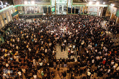 مراسم مسلمیه در حرم حضرت عبدالعظیم حسنی(ع)