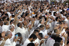 دعای عرفه حجاج ایرانی در صحرای عرفات