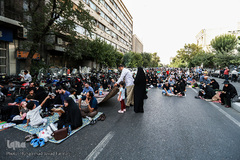 مراسم دعای عرفه در خیابان سعدی تهران