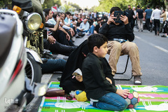 مراسم دعای عرفه در خیابان سعدی تهران