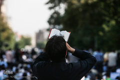 مراسم دعای عرفه در خیابان سعدی تهران