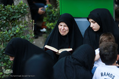 مراسم دعای عرفه در خیابان سعدی تهران