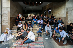 مراسم دعای عرفه در خیابان سعدی تهران