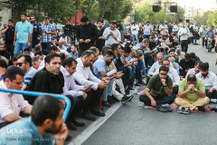 مراسم دعای عرفه در خیابان سعدی تهران