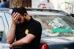 مراسم دعای عرفه در خیابان سعدی تهران