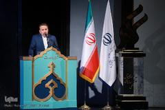 محمود واعظی، رئیس دفتر رئیس‌جمهور در اختتامیه یازدهمین جشنواره رسانه‌های دیجیتال