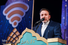 محمود واعظی، رئیس دفتر رئیس‌جمهور در اختتامیه یازدهمین جشنواره رسانه‌های دیجیتال