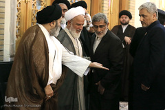 مراسم بزرگداشت آیت الله محمد آصف محسنی(ره) در شبستان امام خمینی (ره) حرم مطهر حضرت فاطمه معصومه سلام الله علیها