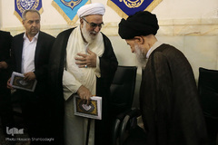 مراسم بزرگداشت آیت الله محمد آصف محسنی(ره) در شبستان امام خمینی (ره) حرم مطهر حضرت فاطمه معصومه سلام الله علیها