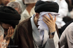 مراسم بزرگداشت آیت الله محمد آصف محسنی(ره) در شبستان امام خمینی (ره) حرم مطهر حضرت فاطمه معصومه سلام الله علیها