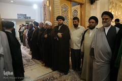 مراسم بزرگداشت آیت الله محمد آصف محسنی(ره) در شبستان امام خمینی (ره) حرم مطهر حضرت فاطمه معصومه سلام الله علیها