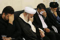 مراسم بزرگداشت آیت الله محمد آصف محسنی(ره) در شبستان امام خمینی (ره) حرم مطهر حضرت فاطمه معصومه سلام الله علیها