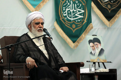 مراسم بزرگداشت آیت الله محمد آصف محسنی(ره) در شبستان امام خمینی (ره) حرم مطهر حضرت فاطمه معصومه سلام الله علیها