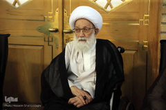 مراسم بزرگداشت آیت الله محمد آصف محسنی(ره) در شبستان امام خمینی (ره) حرم مطهر حضرت فاطمه معصومه سلام الله علیها