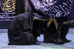 آئین رونمایی از پرچم جدید گنبد حرم حضرت زینب(س)