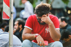 مراسم دعای عرفه در خیابان سعدی تهران