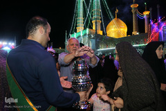 حرم کریمه اهل بیت(ع) در شب عید غدیر