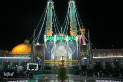 حرم کریمه اهل بیت(ع) در شب عید غدیر