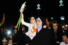 حرم کریمه اهل بیت(ع) در شب عید غدیر