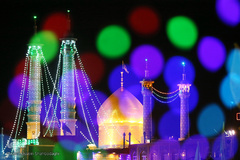 حرم کریمه اهل بیت(ع) در شب عید غدیر