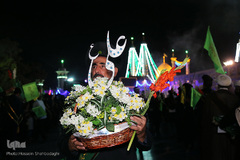 حرم کریمه اهل بیت(ع) در شب عید غدیر