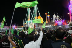 حرم کریمه اهل بیت(ع) در شب عید غدیر