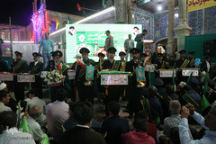 حرم کریمه اهل بیت(ع) در شب عید غدیر