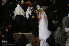 حرم مطهر رضوی در شامگاه عید غدیر‎