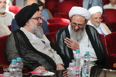 حضور حجت الاسلام والمسلمین احمد خاتمی در ⁨آیین رونمایی کتاب سه جلدی شرح نهج البلاغه⁩