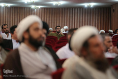 ⁨آیین رونمایی کتاب سه جلدی شرح نهج البلاغه⁩