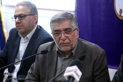 سیدحمیدرضا طیبی، رئیس جهاددانشگاهی در مراسم  امضای تفاهم نامه همکاری بین جهاددانشگاهی و وزارت فرهنگ و ارشاد اسلامی