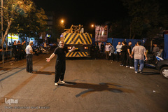 برپایی خیمه ی عزای حسینیه کربلای های تهران