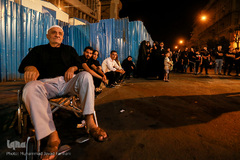 برپایی خیمه ی عزای حسینیه کربلای های تهران