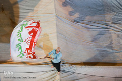 برپایی خیمه ی عزای حسینیه کربلای های تهران