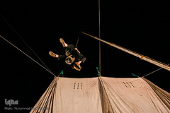 برپایی خیمه ی عزای حسینیه کربلای های تهران