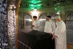 مراسم غبارروبی مضجع شریف ثامن‌الحجج حضرت امام رضا علیه‌السلام