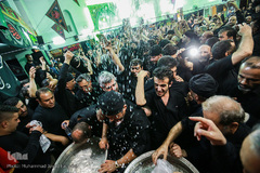 آیین سنتی طشت گذاری اردبیلی ها مسجد حاج مجید