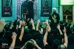 آیین سنتی طشت گذاری اردبیلی ها مسجد حاج مجید