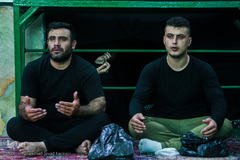 آیین سنتی طشت گذاری اردبیلی ها مسجد حاج مجید