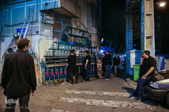 سیاه پوش شدن کوچه‌ها و خیابان‌ها در عزای امام حسین(ع)