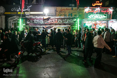 سیاه پوش شدن کوچه‌ها و خیابان‌ها در عزای امام حسین(ع)